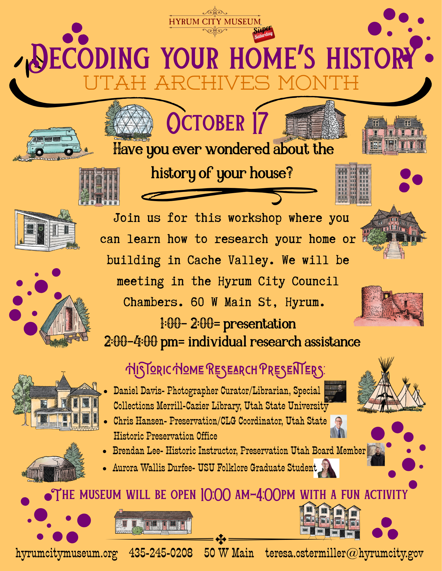 Cache Valley Historic Home Research Workshop + National Register Webinar